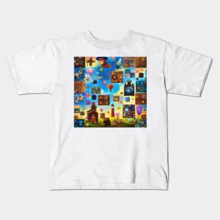 Patchwork | Art | Coolest | Fun Kids T-Shirt